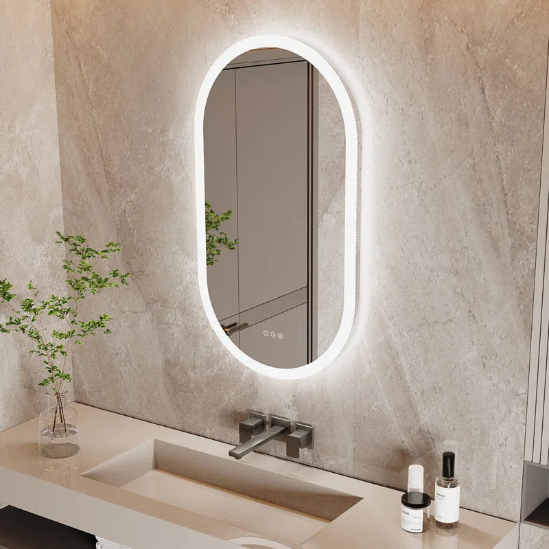 mirror with light