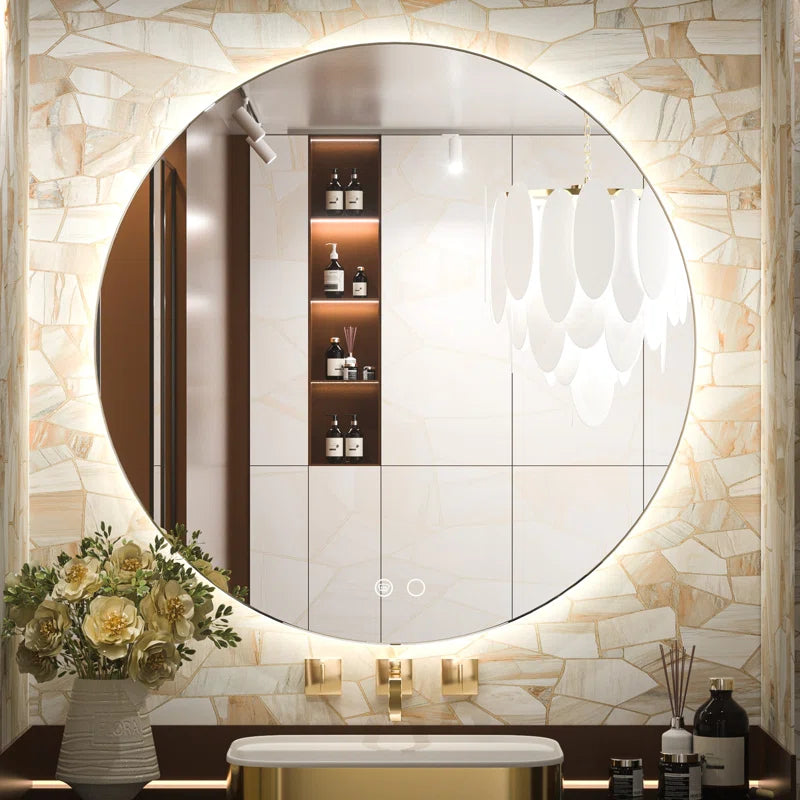 mirror design with light